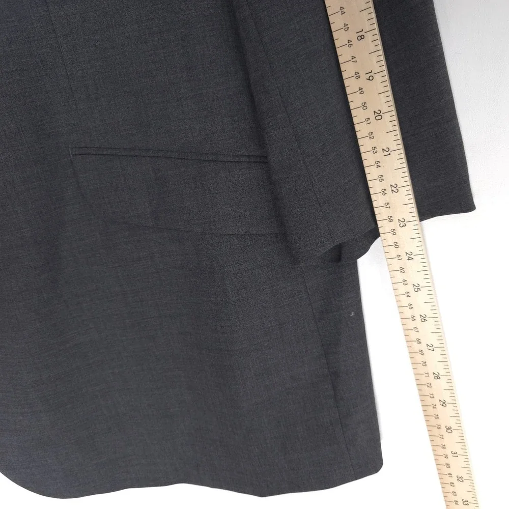 INDOCHINO New Men's Blazer Sport Coat LARGE Gray Wool Made for you APQ Jacket 52